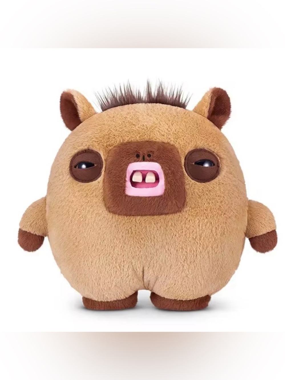 New Fuggler BIGG FUGGS Jumbo Plush 15" Chunky Snow Monster Capybara Plush